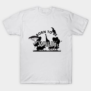 Born To Be Wild Silhouettes T-Shirt